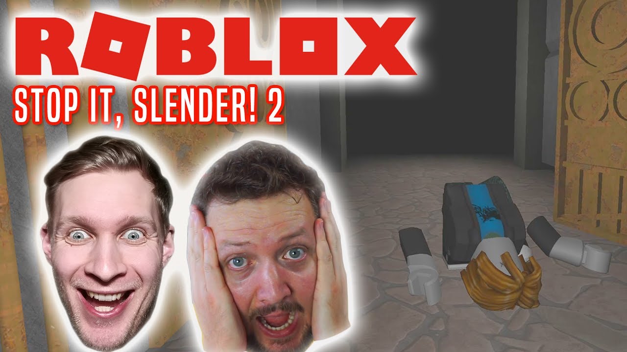 KIG VÆK, ELG! - Dansk Roblox Stop It Slender 2 med Den Mandige Elg