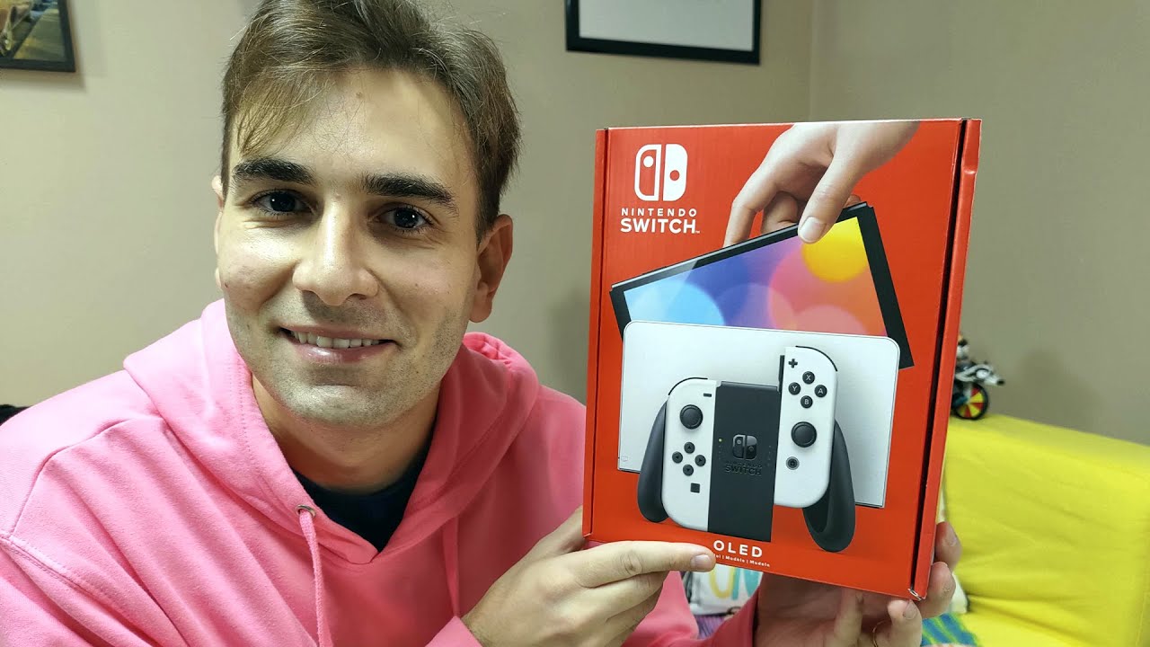 UNBOXING do NINTENDO SWITCH OLED!