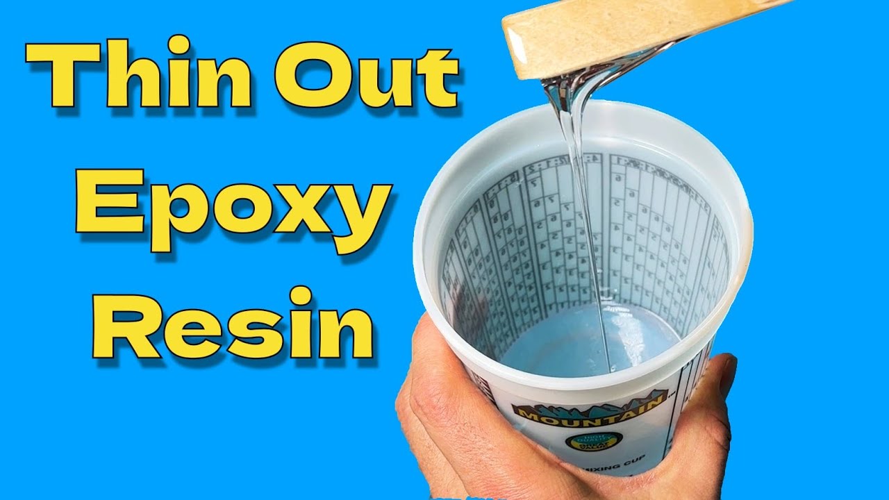 How to Make Thick Resin Thinner - Super Simple & Cheap Setup