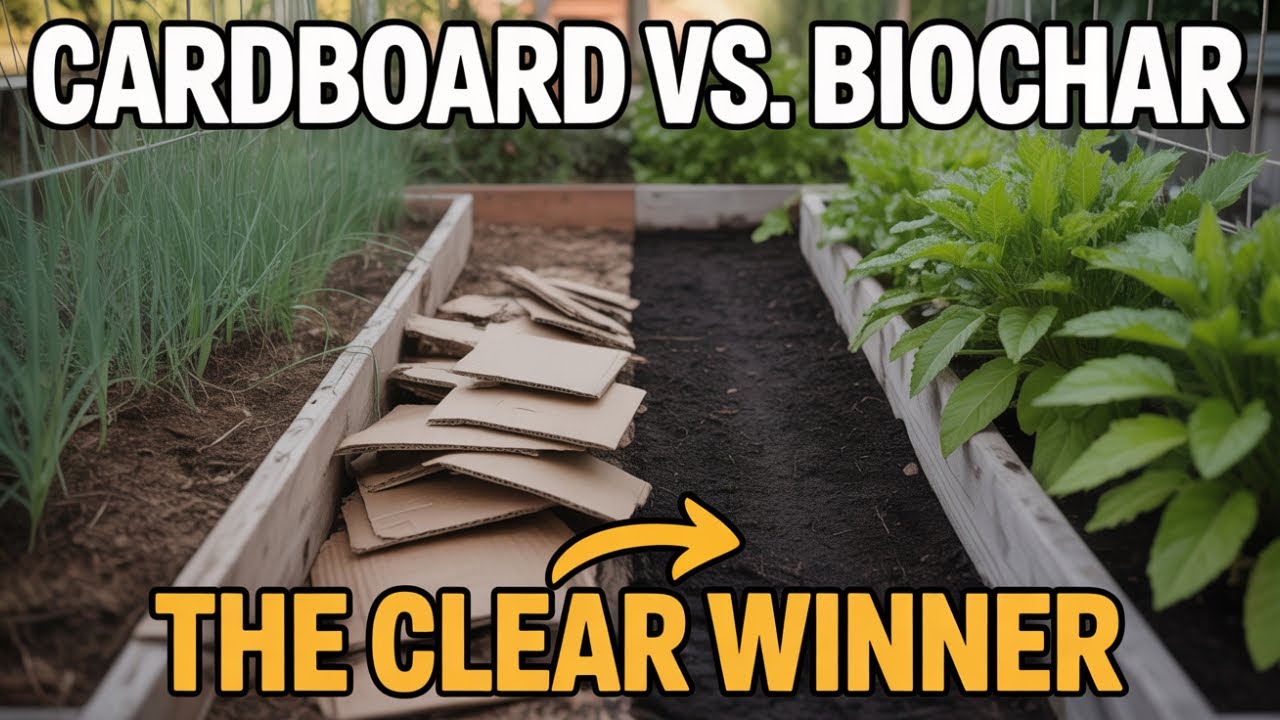 This Cardboard vs Biochar Test DESTROYED Everything I Thought I Knew About Soil