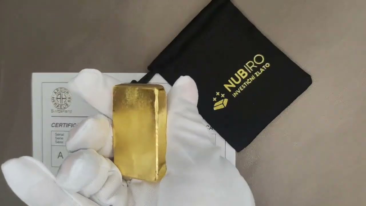 250g Argor Heraues Swiss Gold Bar