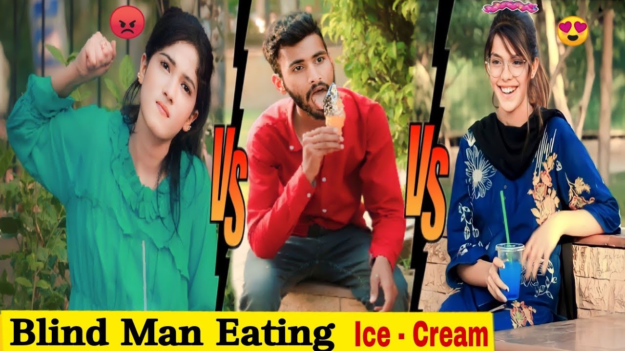 Blind Man Eating Ice Cream Prank |@show pranks