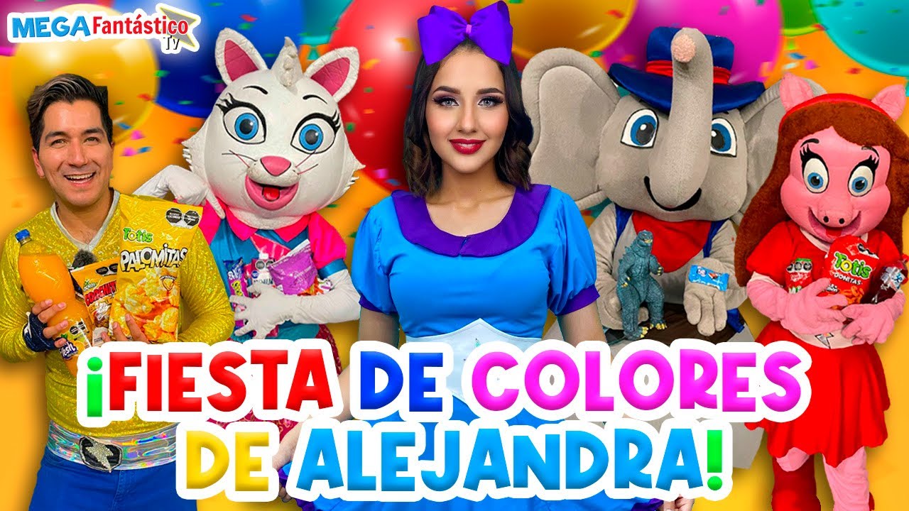 Fiesta de Colores de Alejandra, Susy se portó mal, Fanty se fue - Megafantastico Tv