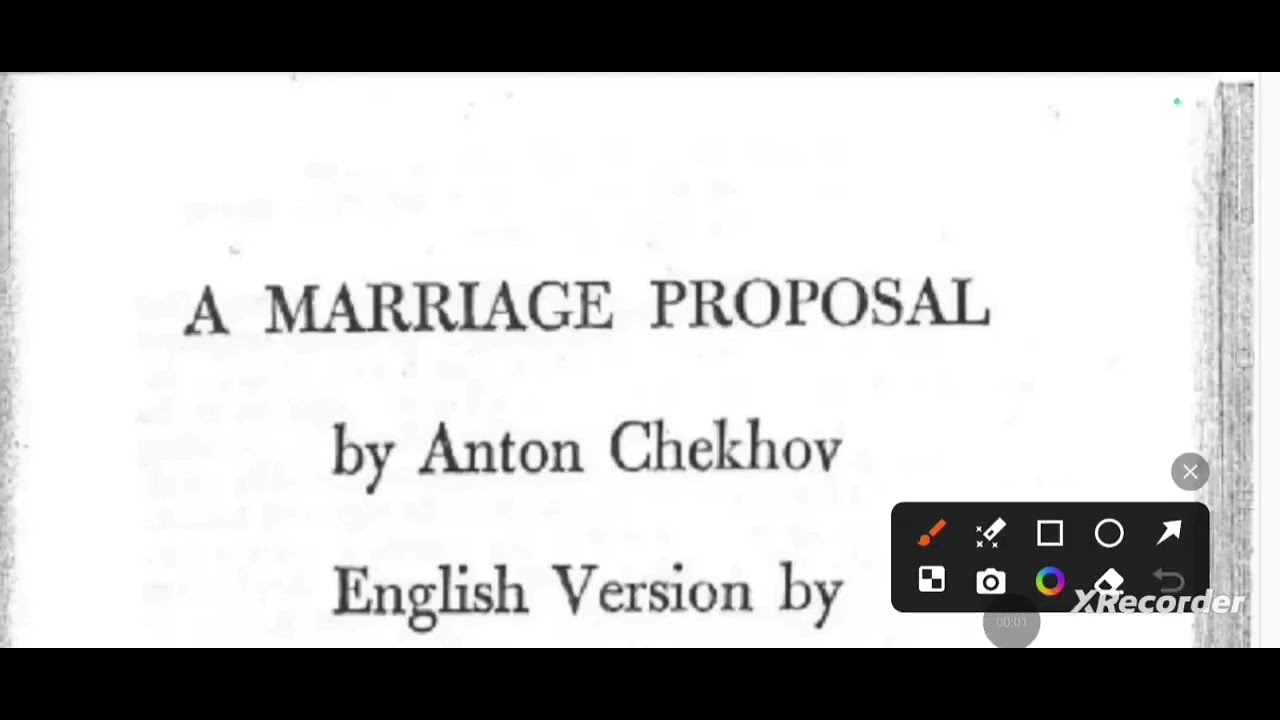 Critical Analysis of A Marriage Proposal Drama | Anton Chekhov | Style and Structure 
