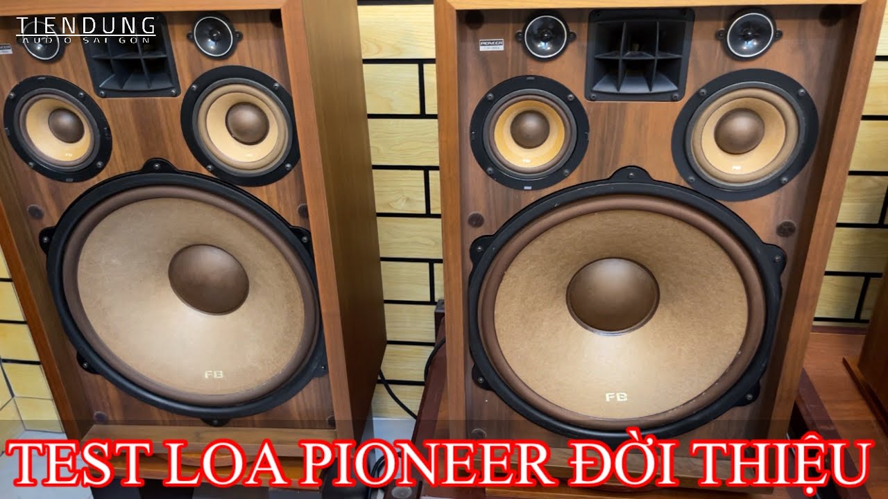 Test bộ đôi loa Pioneer CS-99a (FB) và Ampli SANSUI 5000X Pow dính