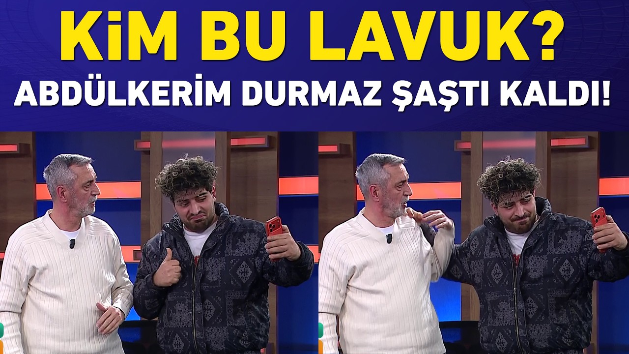 Canlı yayına telefon ile daldı Abdülkerim Durmaz şaştı kaldı!