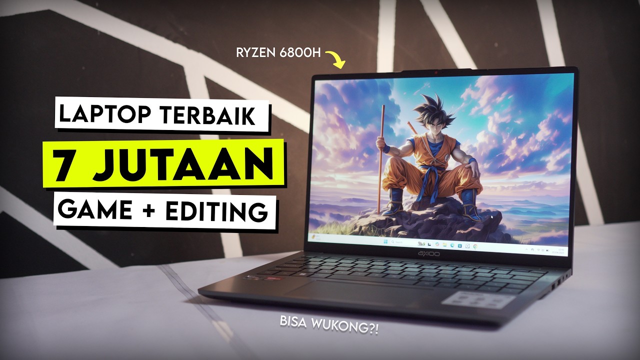 LAPTOP 7 JUTAAN UNTUK GAMING & EDITING! - Review Axioo Hype 7 AMD X8
