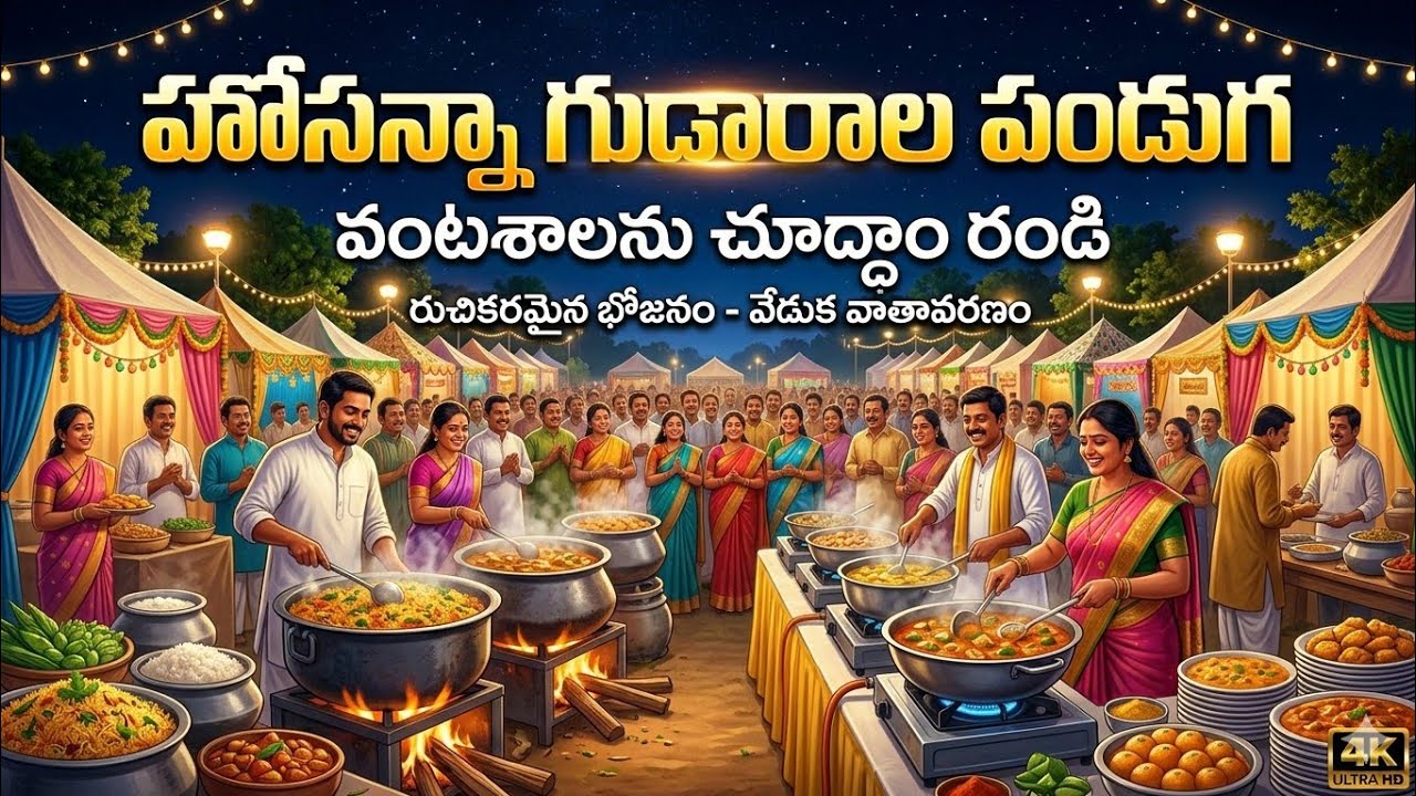 HOSANNA GUDARALA PANDUGALU || GUNTUR || LEYMALLEY || AMARAVATHI. || @rajunaidu137 ||