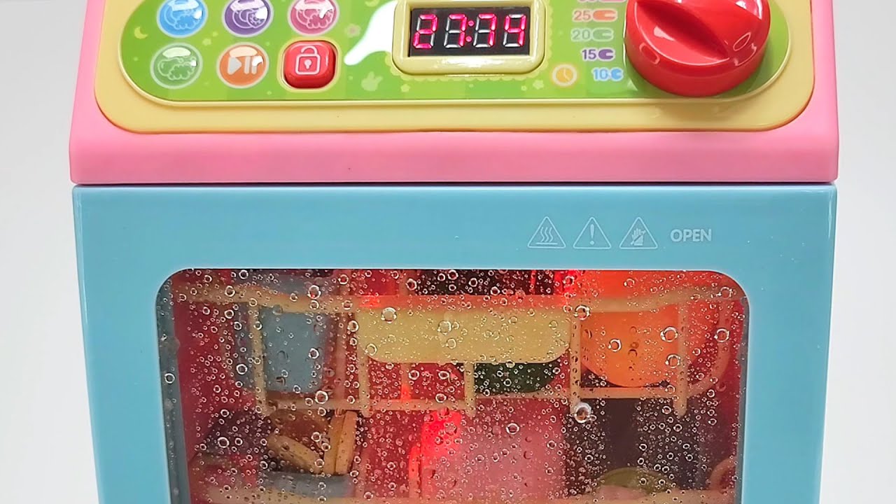 12 Minutes Satisfying with Unboxing dishwasher Cute Mini Kitchen Toys | ASMR Toys