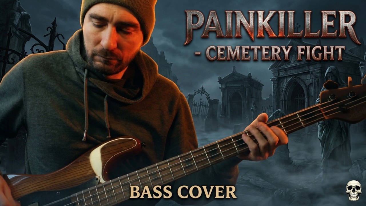 PAINKILLER - Cemetery Fight (Bass Cover)