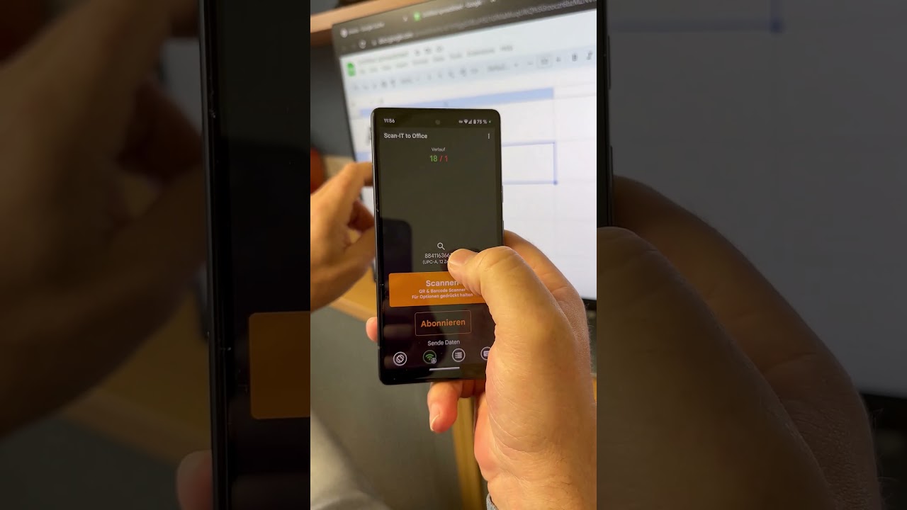 Scanning Multiple Barcodes in Parallel, #ScannerApp Scan-IT to Office with Live Preview  #qrscanner