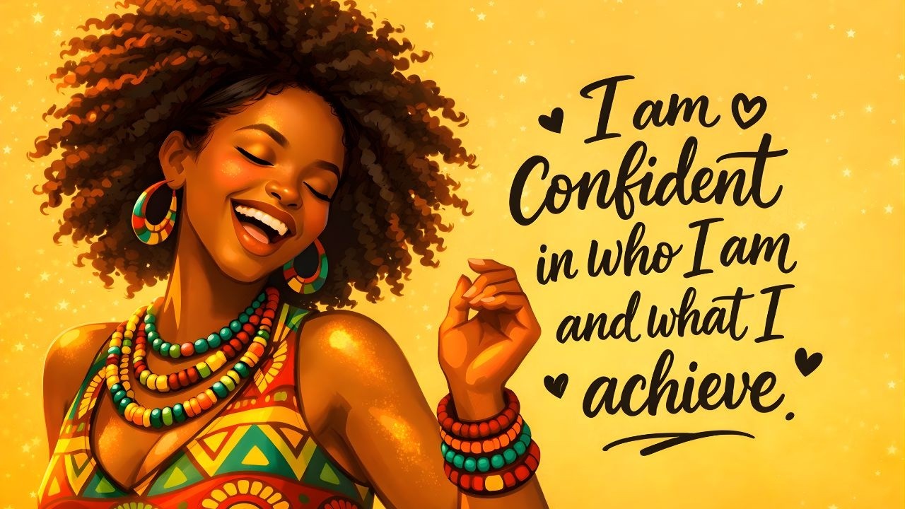 ⚡Positive Affirmations with Afrobeat | I'm confident in who I'm!