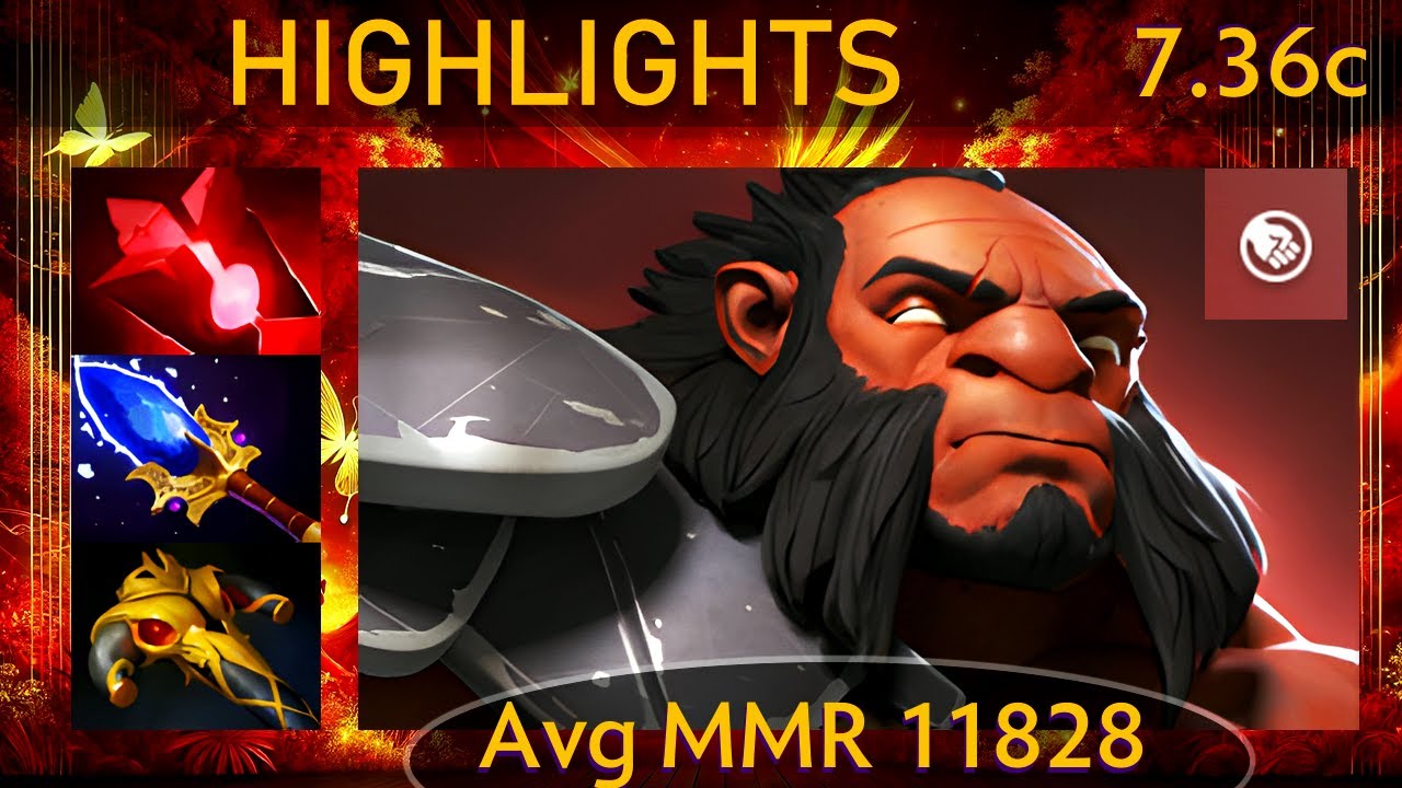 ✨ New Patch 7.36c Axe |KDA - 25 KP - 84%| Offlane Highlights - Dota 2 Top MMR