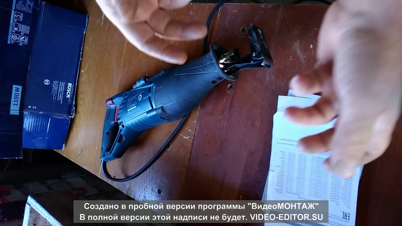 самый подробный обзор,Сабельная пила Bosch GSA 1100 E