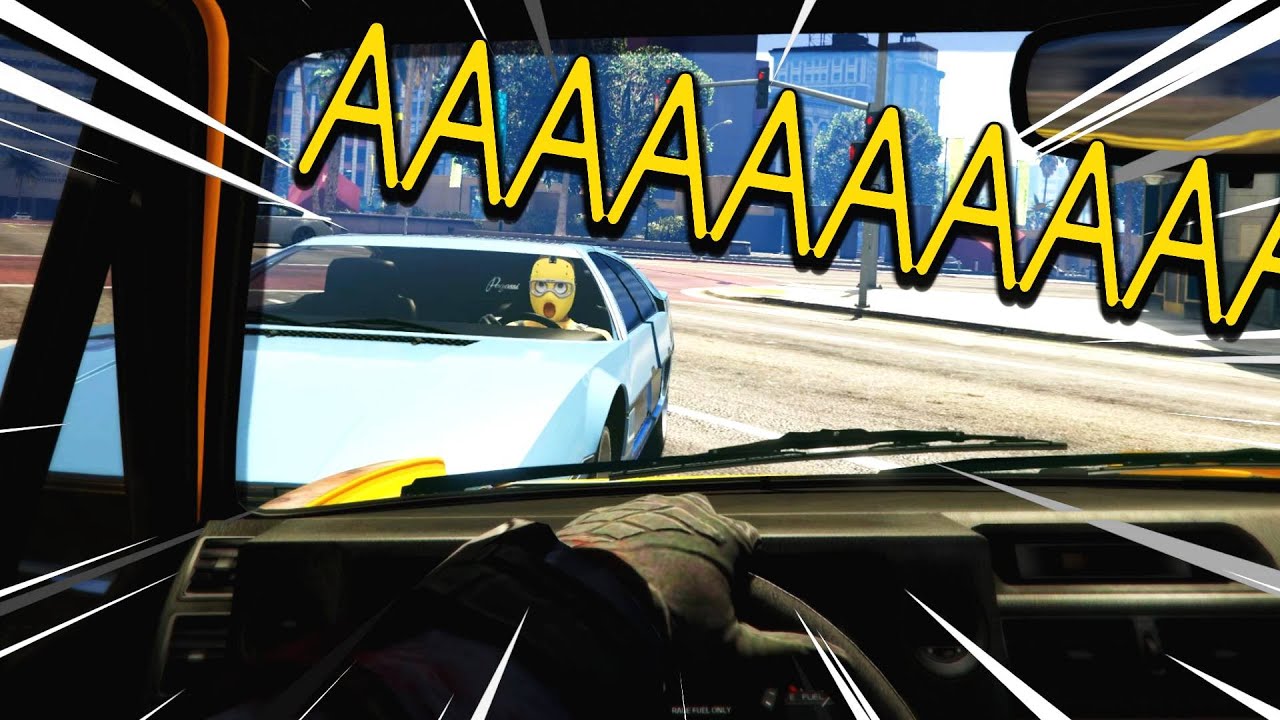 FIRST PERSON POV MANHUNT! | GTA Online