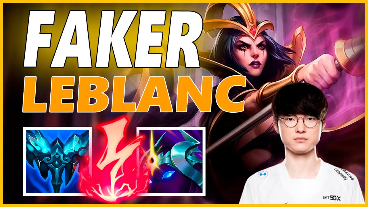 ⚡FAKER LEBLANC MID GAMEPLAY⚡SEASON 12 LEAGUE OF LEGENDS