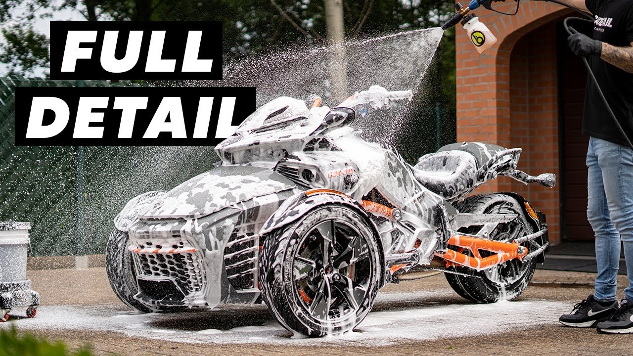 Can-am Spyder Full Detail - Wash, Polish & Wax