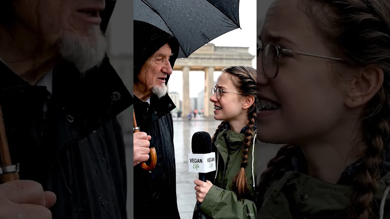 Manchmal ist Ehrlichkeit einfach zu viel. Strasseninterview Thema Vegan & Tierwohl