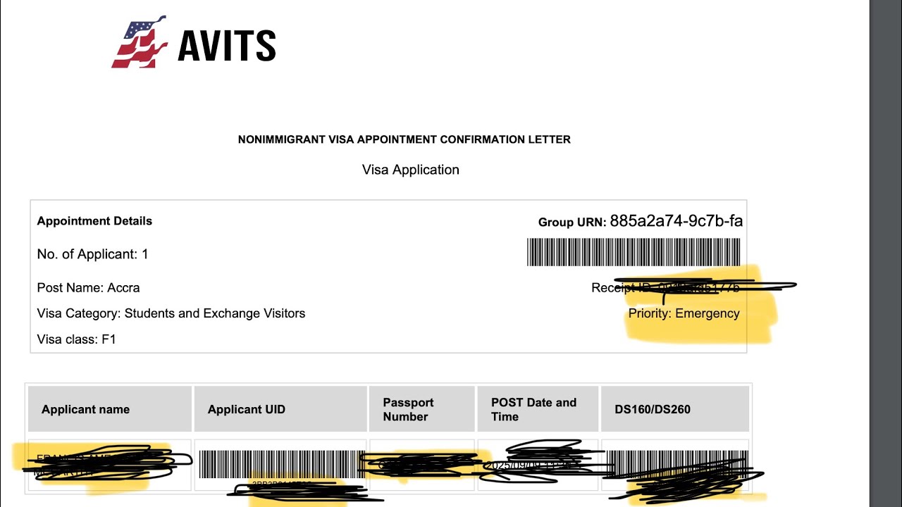 HOW TO REQUEST AN EMERGENCY VISA APPOINTMENT: THE NEW U.S. EMBASSY SYSTEM (AVITS)