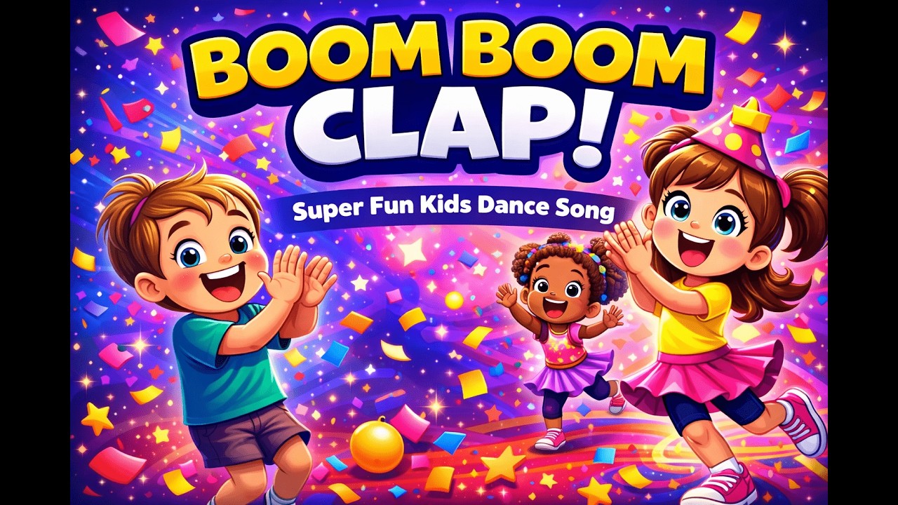 Sticky Tunes – Boom Boom Clap! | Super Catchy Kids Dance Song