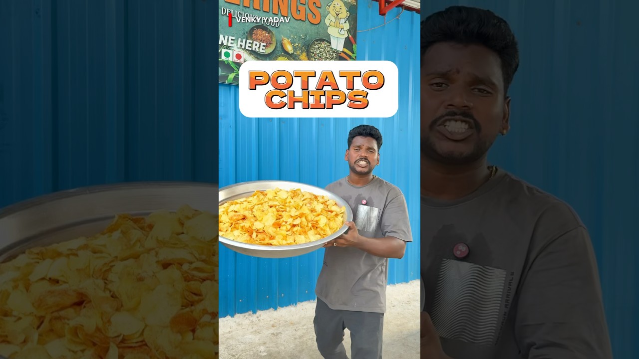 Potato chips recipe ‼️🔥💥| venky yadav catering