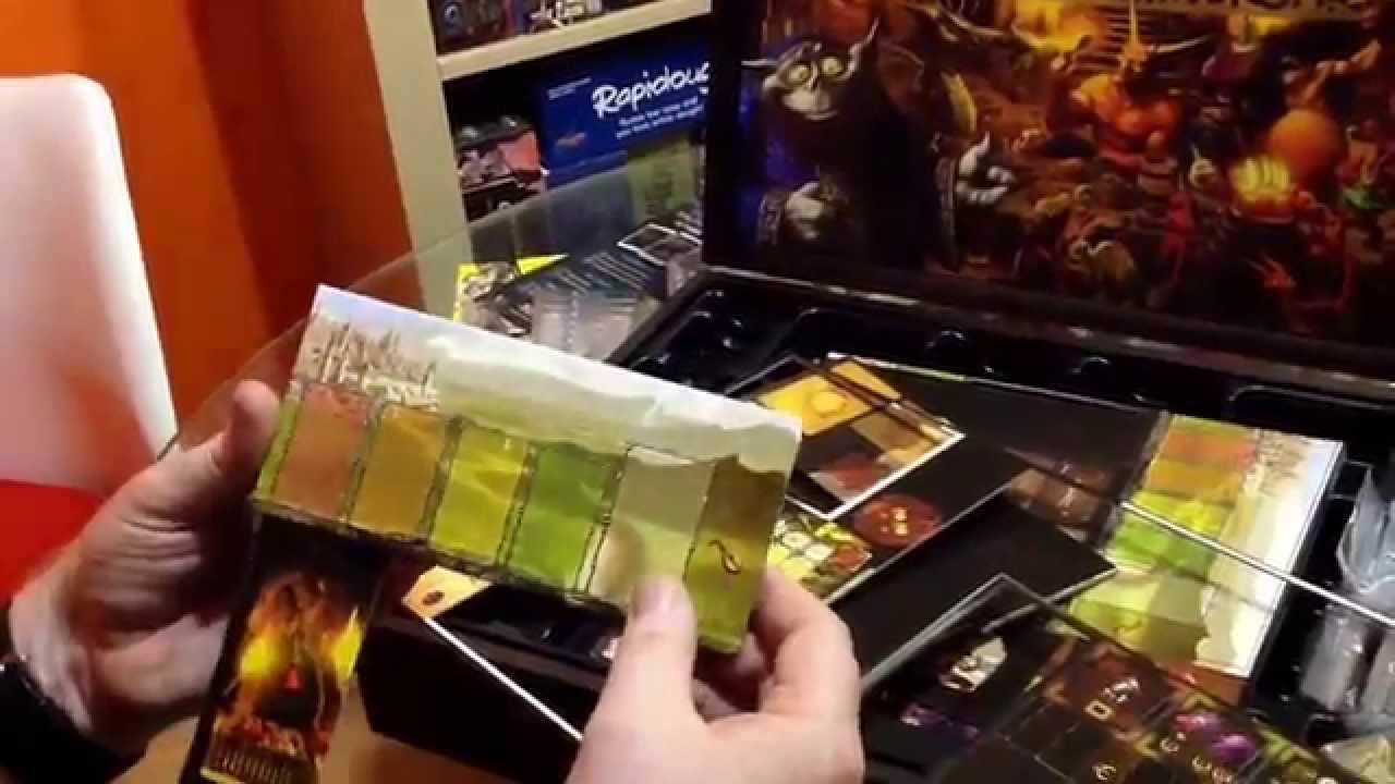 Dungeon Lords Anniversary Deluxe wood box edition ~ what's in the box with biffta