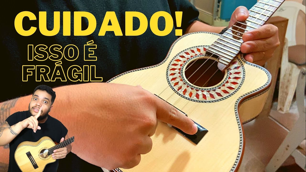 Madeiras e partes do Cavaquinho -  Por Marcelu's Luthier