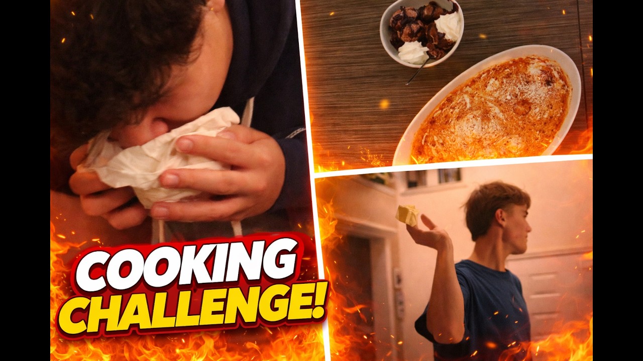 Cooking with the boys