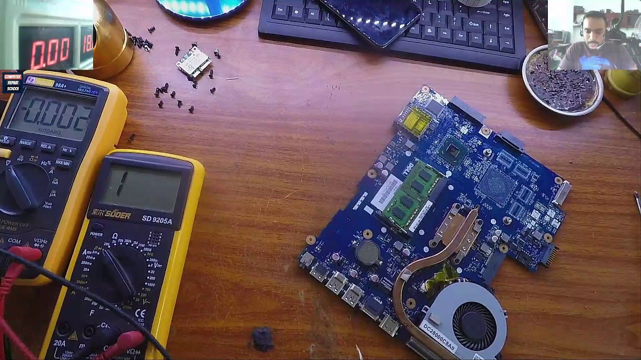 Dell inspiron 15 3521 no power fix sinhala | Laptop repair