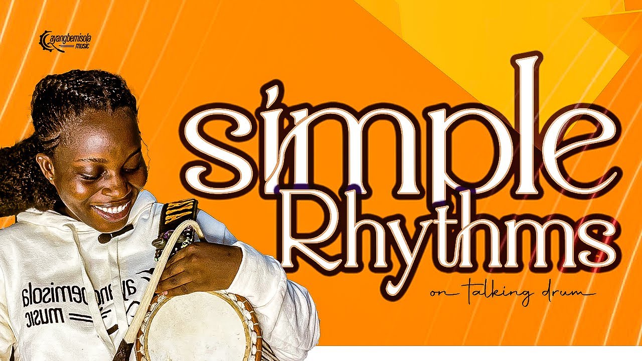 Learn simple rhythms on talking drum #tutorial #ayangbemisola