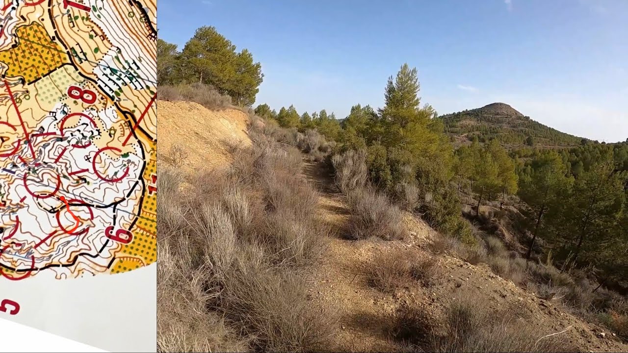 Headcam Orienteering: La Copa - Bullas, Spain