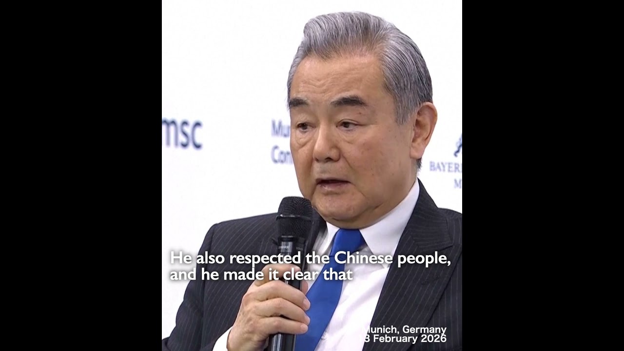 Wang Yi: US President Trump respects President Xi Jinping and Chinese people