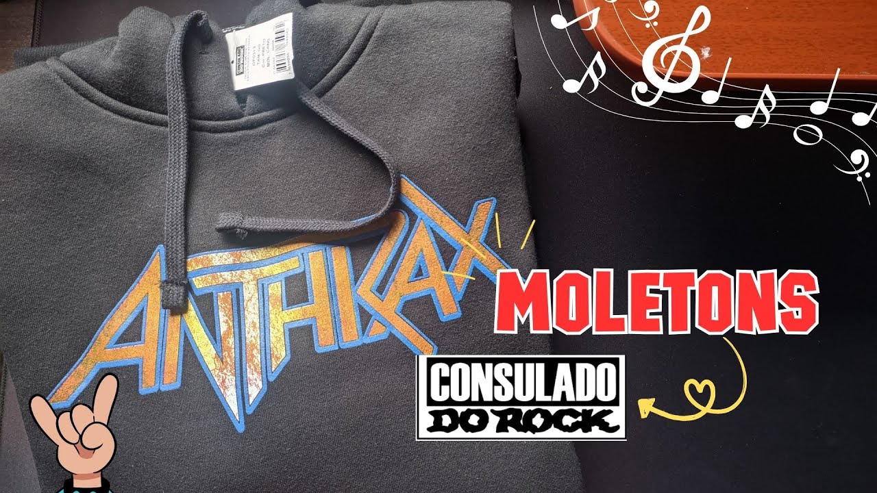 Moletons bandas de Heavy metal 🤟🏻 (Consulado do Rock) 