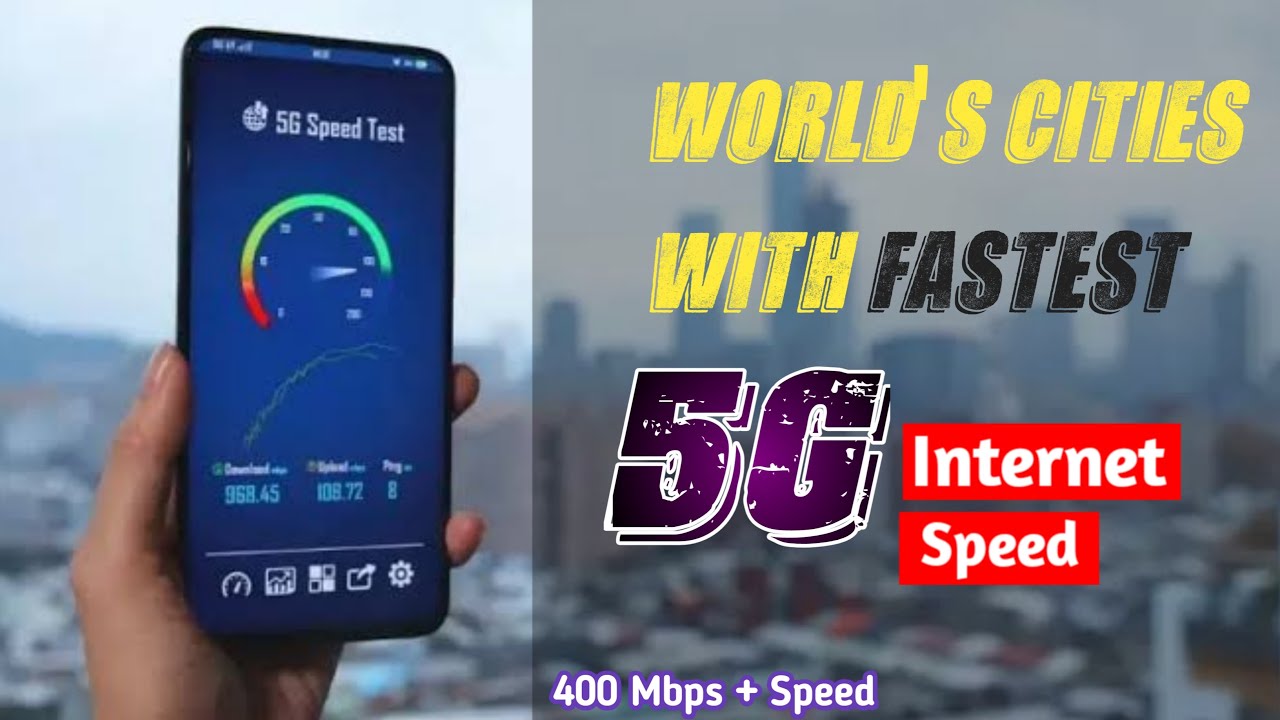Fastest internet speed by countries 2021 | 5g internet speed test🤯