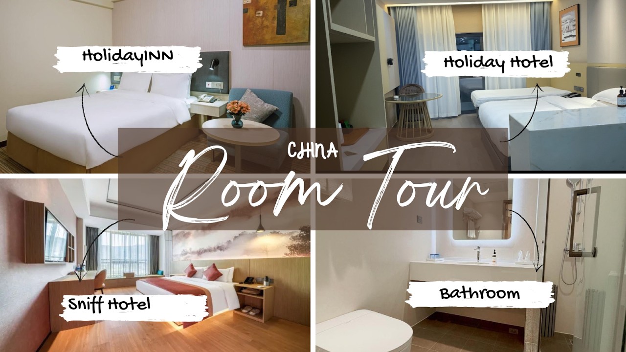 Room Tour in China 🇨🇳 | Suzhou, Shanghai & Hangzhou Hotels