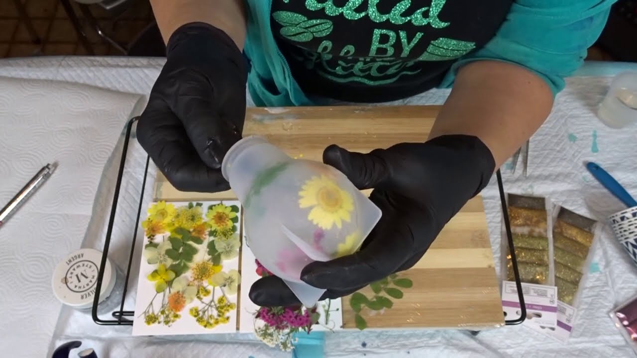 Flower Resin Light Bulb Wow Video #148