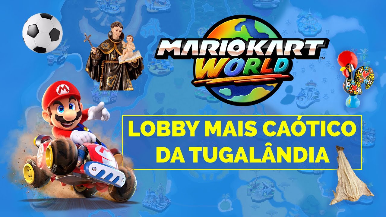 Lobby Mario Kart World Mais Caótico da Tugalândia 🐢