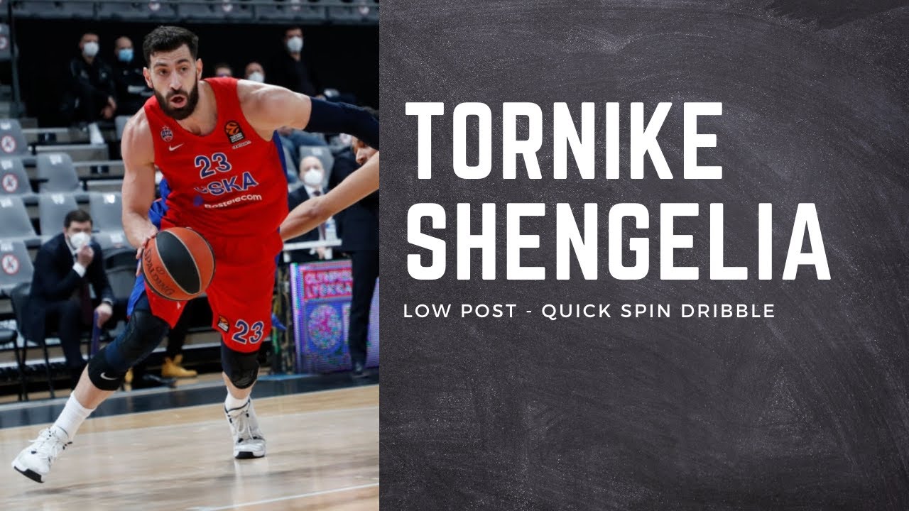 Tornike Shengelia (Low Post) Quick Spin Dribble!