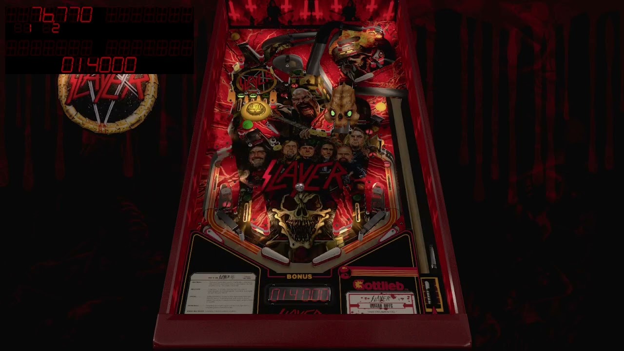 Slayer VPX (Original Table) HauntFreaks 2022
