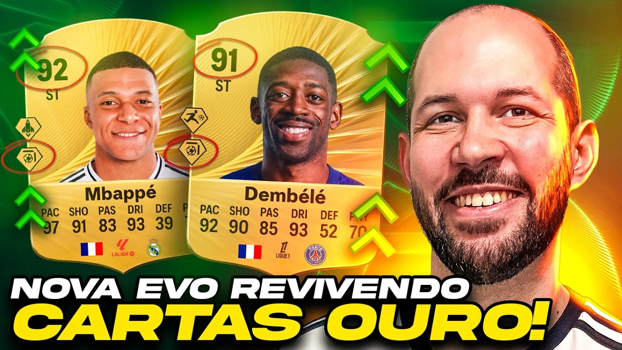 FC 26 | V&Aacute;RIAS EVOs INSANAS CHEGARAM DE SURPRESA💥AT&Eacute; MBAPP&Eacute; E DEMBEL&Eacute; PODEM EVOLUIR