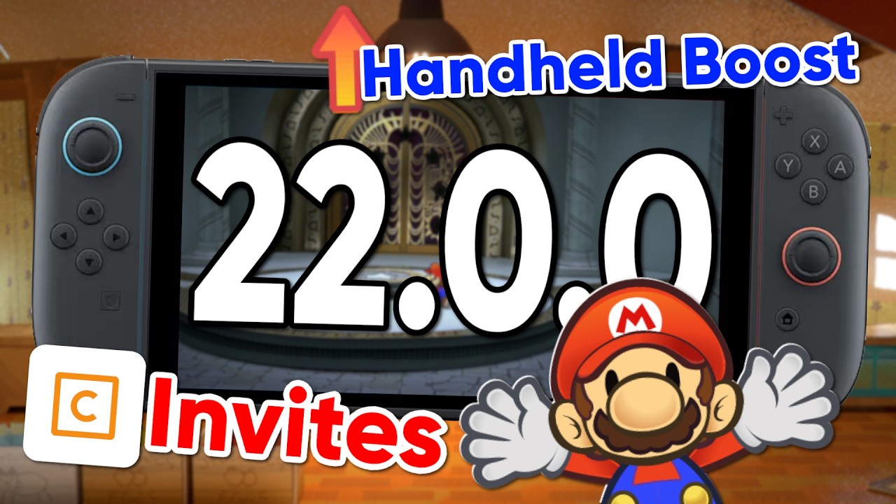 Handheld BOOST (Switch 1 Games in 1080p) | Nintendo Switch 2 Update 22.0.0