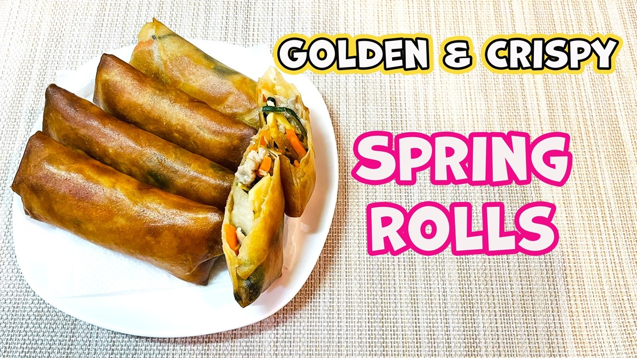 【Easy Crispy Harumaki】#66 | Japanese Spring Rolls at Home