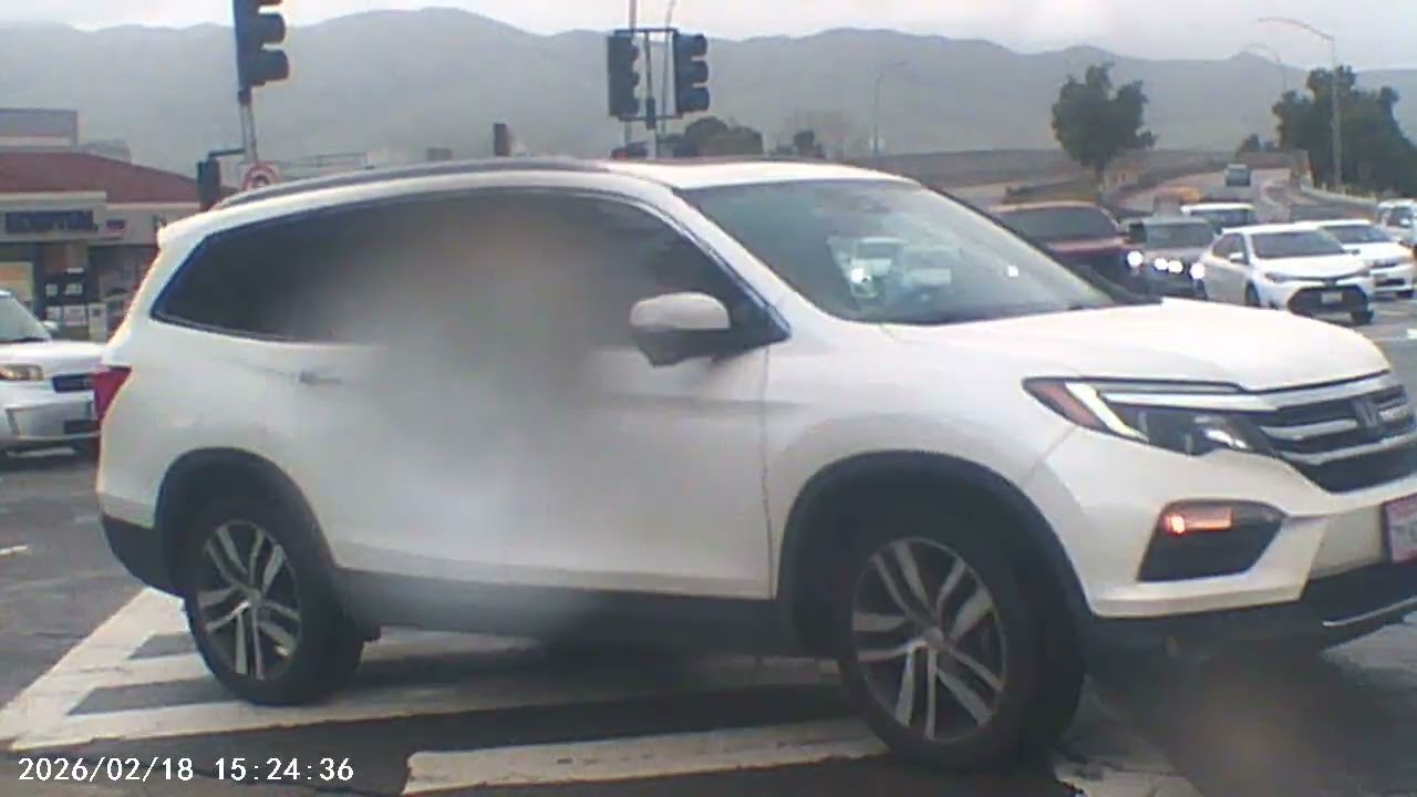 Weekday rainy and very cold weather in California, USA