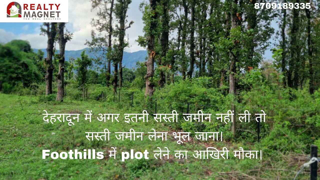 देहरादून में भद्राज की तल्हटी में सबसे सस्ती जमीन लेने का आखिरी मौका अगर चूक गए तो भारी नुकसान होगा।