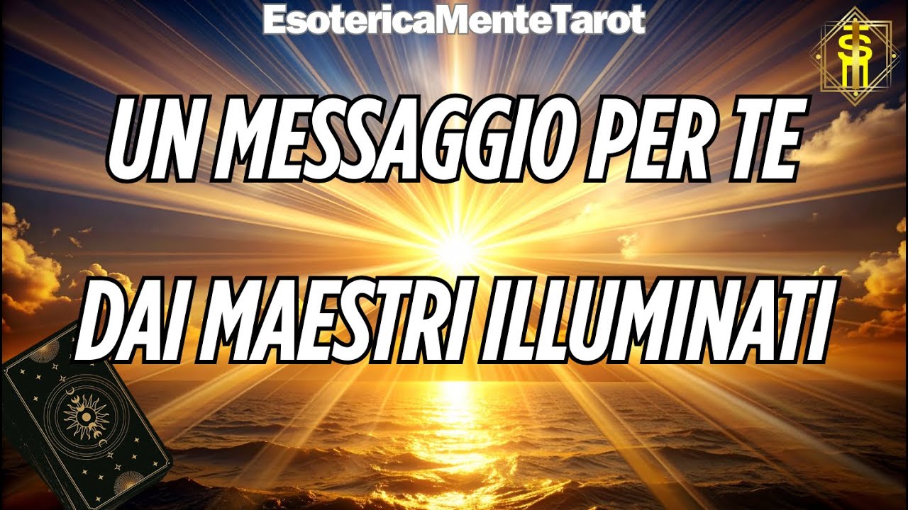 Un messaggio per te dai maestri illuminati #tarocchi #tarocchievolutivi #messaggioperte
