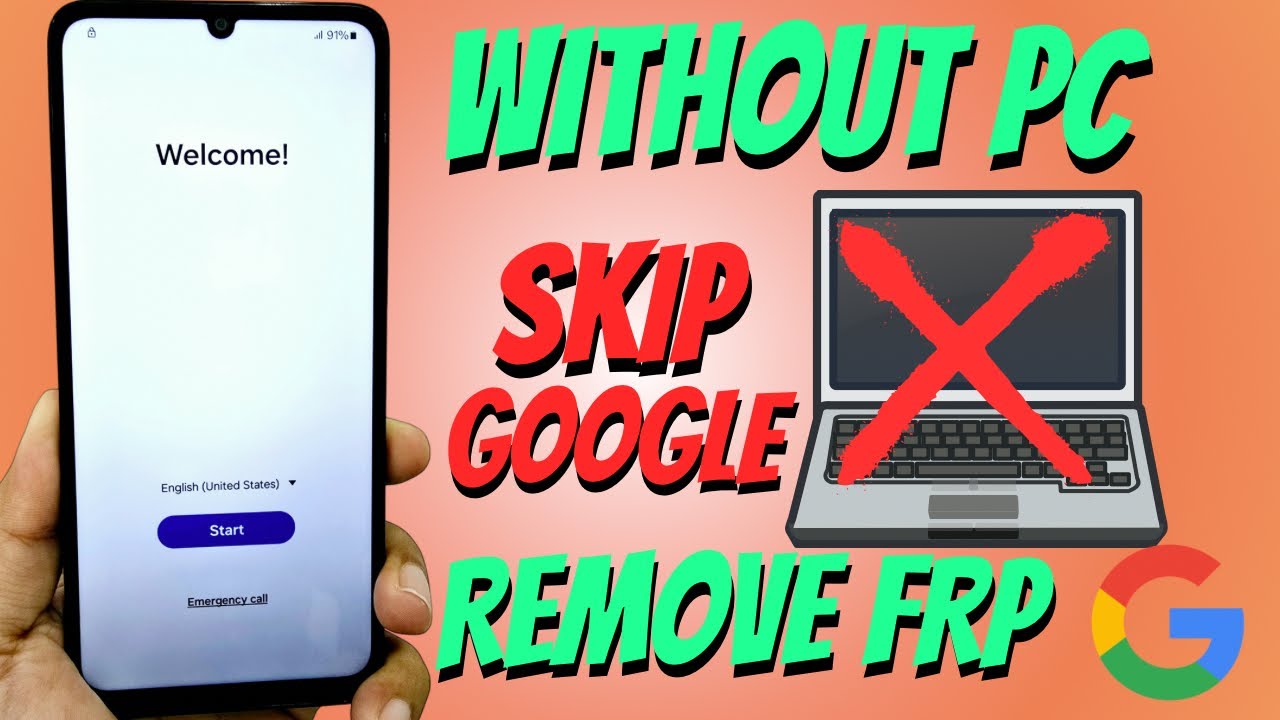 БЕЗ ПК Samsung FRP обход аккаунта Google