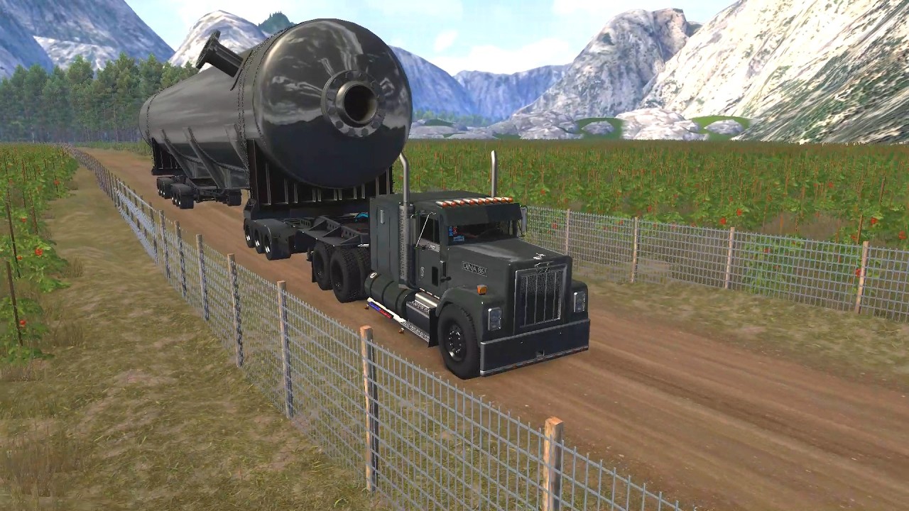 Truck: Dina 861. Trailer: KSW Steerable Dolly. Carga: Heat Exchanger - ETS 2 2026 02 22 22 34 57