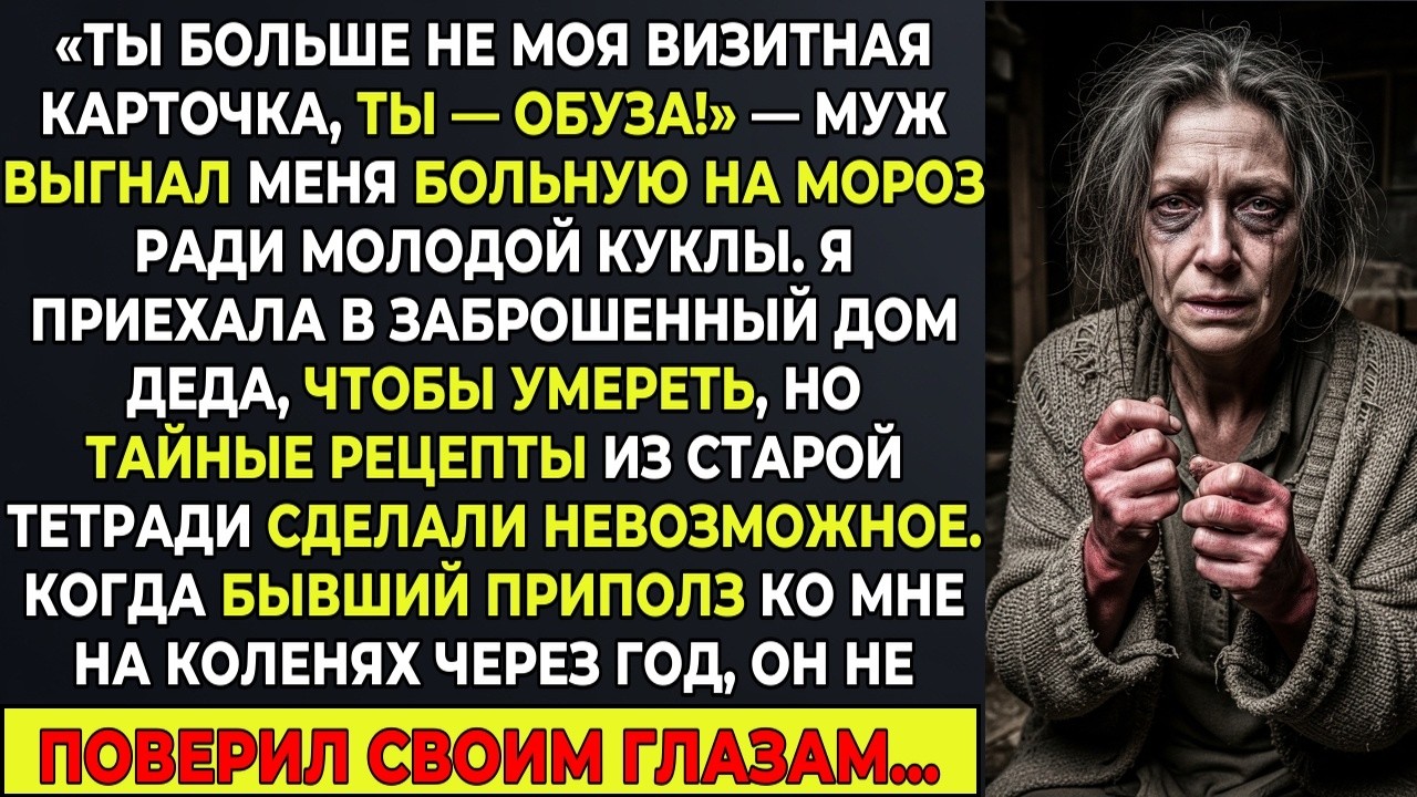 Муж выгнал жену-инвалида ради молодой, но жестоко пожалел об этом