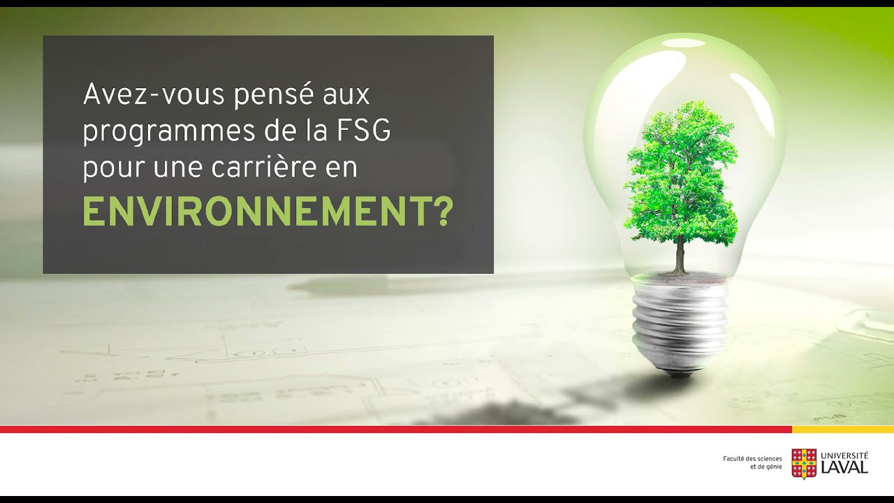 Webconférence : Avez-vous pensé aux programmes de la FSG pour une carrière en environnement?