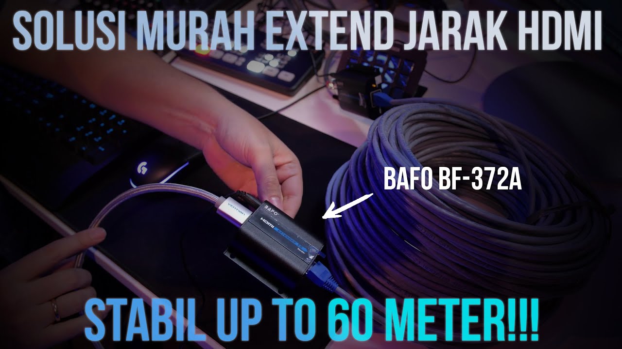 Nyobain HDMI Extender by Cat6 Network cable